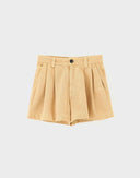 Bellerose Prisma Pleated Denim Shorts