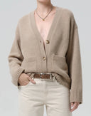 Citizens Of Humanity Essential Slouchy Cardigan Fawn