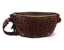 Jérôme Dreyfuss Imprimé Léopard Naturel Split Suede Belt Bag