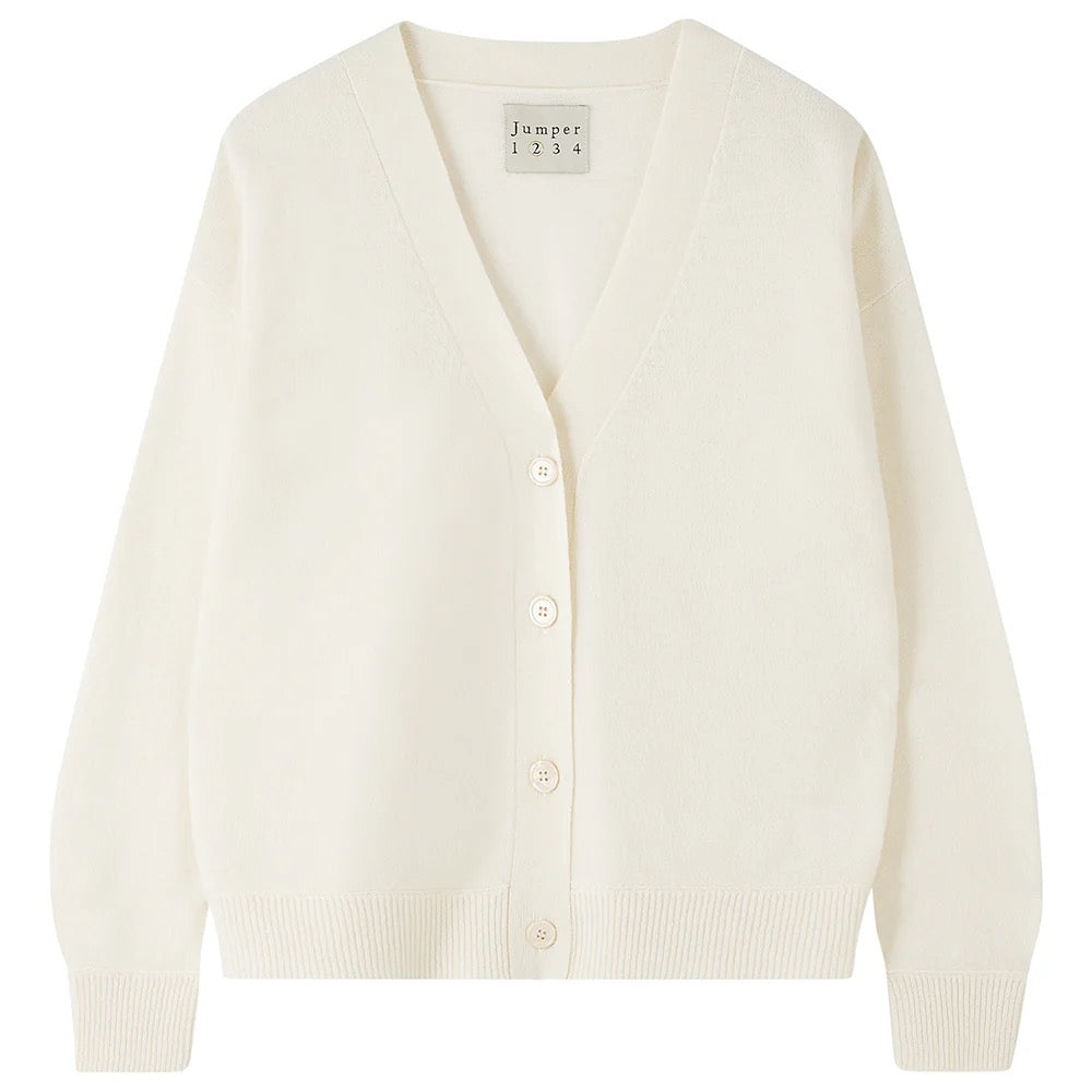 Jumper 1234 Cashmere Oversized Cardigan Cream