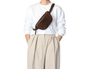 Jérôme Dreyfuss Imprimé Léopard Naturel Split Suede Belt Bag