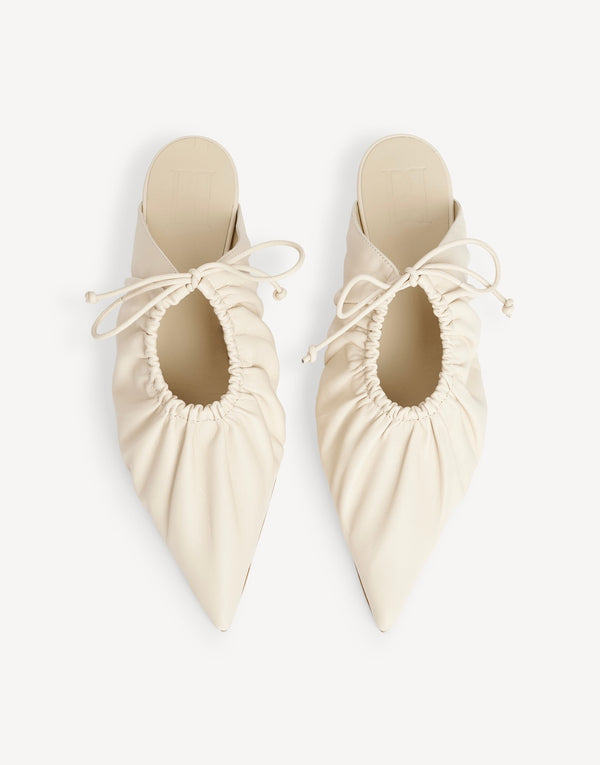 By Malene Birger Masey Kitten Heels Ecru