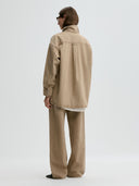 By Malene Birger Dea Oversized Denim Shirt Coconut