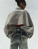 Agolde Theo Shirt in Solene Stripe