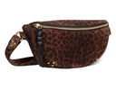 Jérôme Dreyfuss Imprimé Léopard Naturel Split Suede Belt Bag