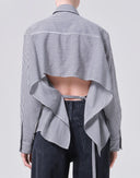 Agolde Theo Shirt in Solene Stripe