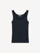 By Malene Birger Dali Black Organic Cotton Vest