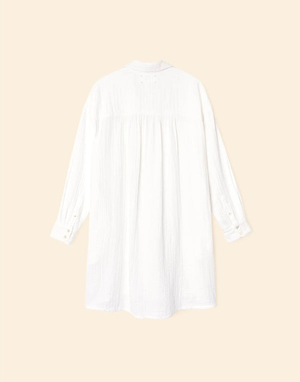 Xirena Tyson Shirt Dress White
