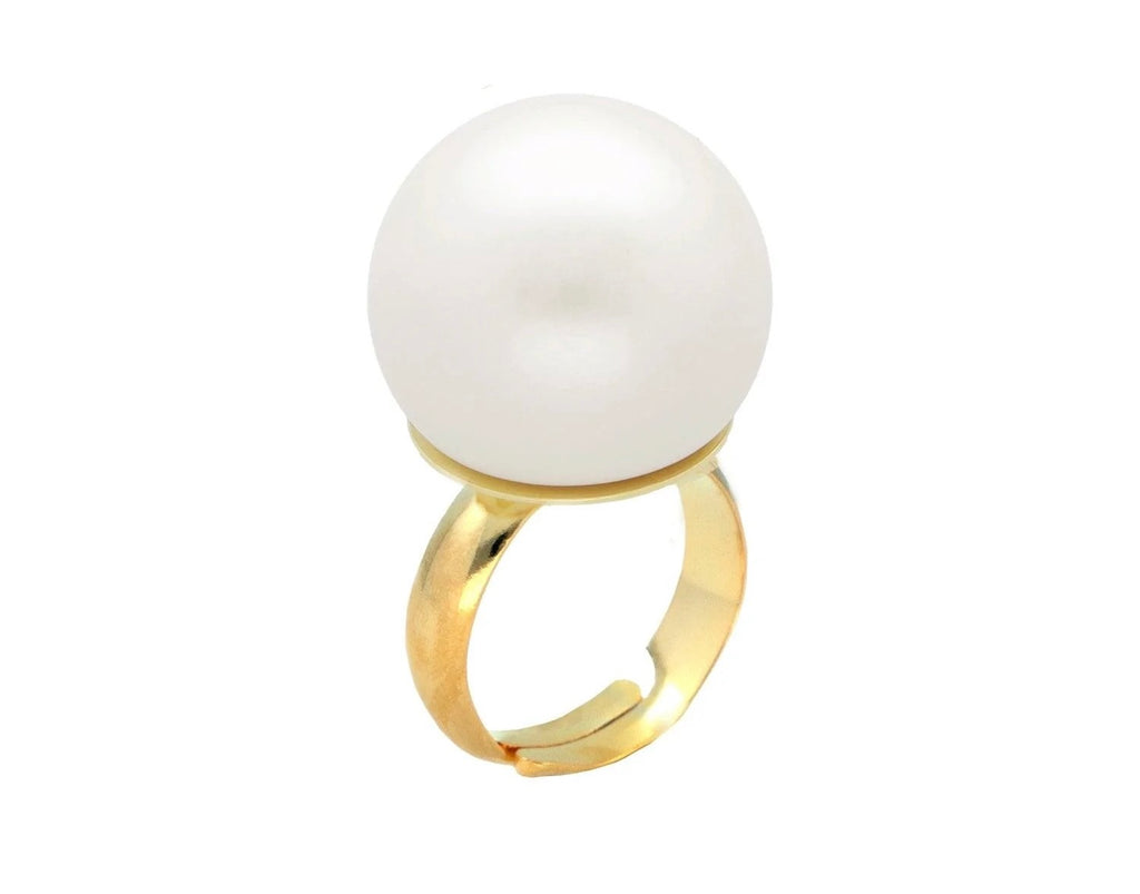 Vanessa Baroni Large Pearl Ring