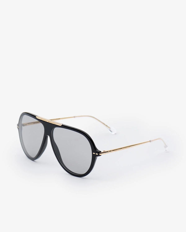 Isabel Marant Herra Black Aviator Sunglasses