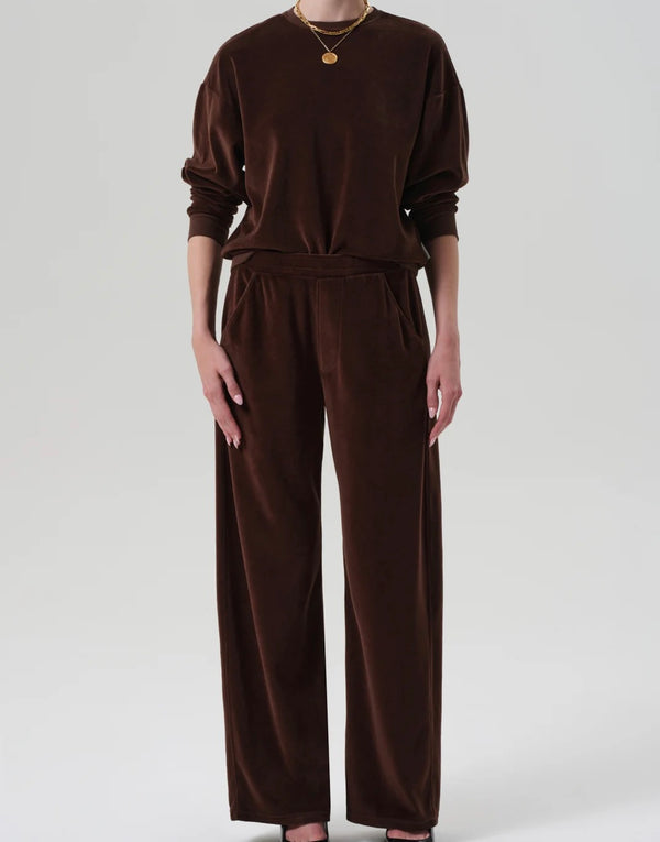 Citizens Of Humanity Brynn Drawstring Velour Pant