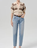 Citizens of Humanity Molly Puff Sleeve Cardigan In Fairisle
