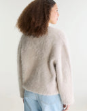 Bellerose DATURA ANGORA-BLEND CARDIGAN light grey