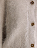 Bellerose DATURA ANGORA-BLEND CARDIGAN light grey