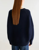 Bellerose AMEVY V-NECK SWEATER navy