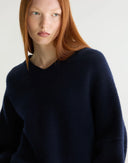 Bellerose AMEVY V-NECK SWEATER navy