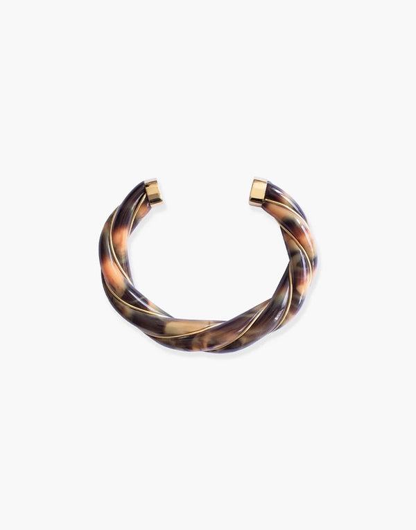 Aurelie Biderman Diana Bangle Tigers Eye