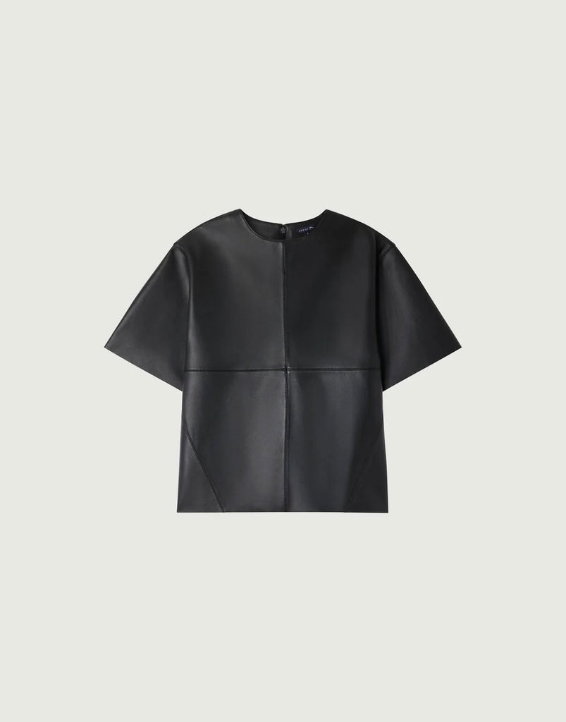 Soeur Frida Leather Top