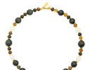 Talis Chains Deconstructed Beaded Necklace- Black and Brown Multi