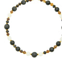 Talis Chains Deconstructed Beaded Necklace- Black and Brown Multi