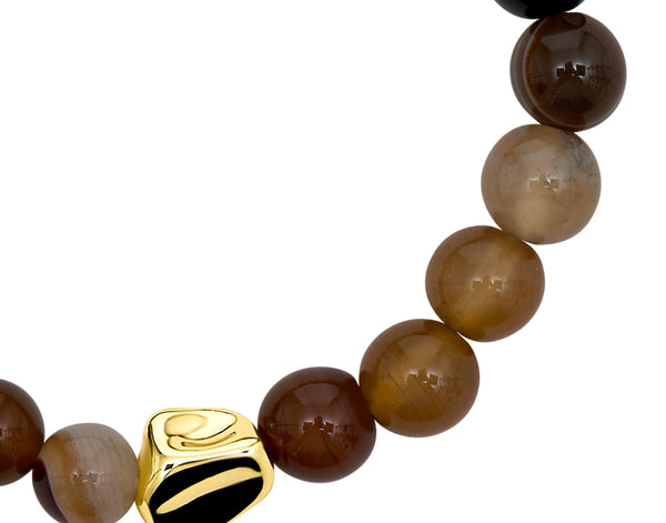 Talis Chains Beaded Bracelet Expresso