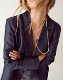 Talis Chains Snake Chain Necklace Long - Gold