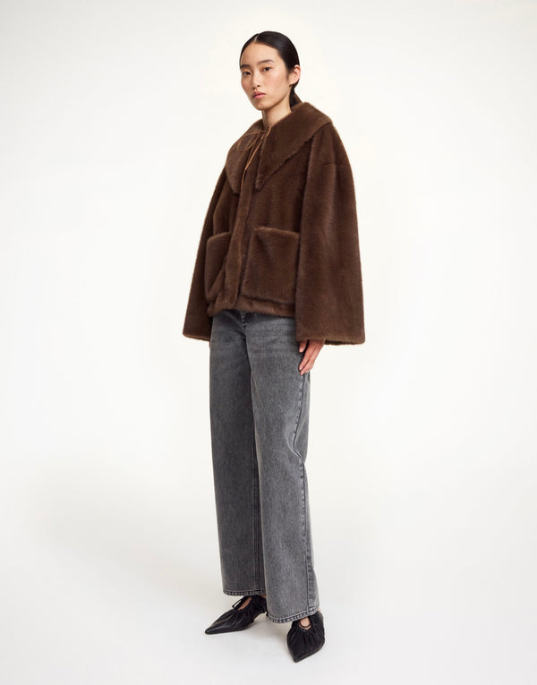 By Malene Birger Jacquie faux fur jacket