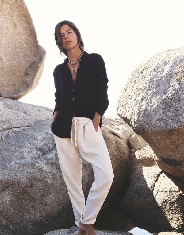 Xirena Scout Shirt Black