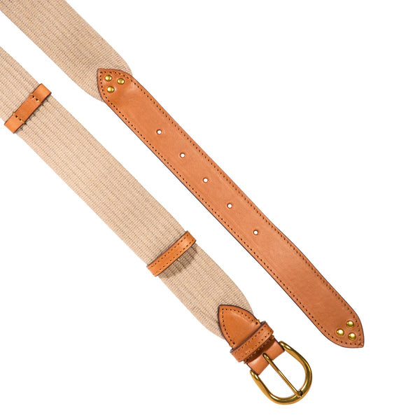 Jérôme Dreyfuss Ceinture Leather Belt Tan