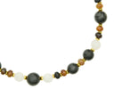 Talis Chains Deconstructed Beaded Necklace- Black and Brown Multi