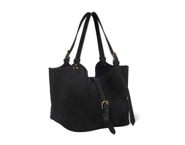 Jérôme Dreyfus Joseph S Tote bag Noir Split Suede