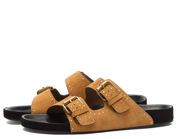 Isabel Marant Lenny Chestnut Sandals