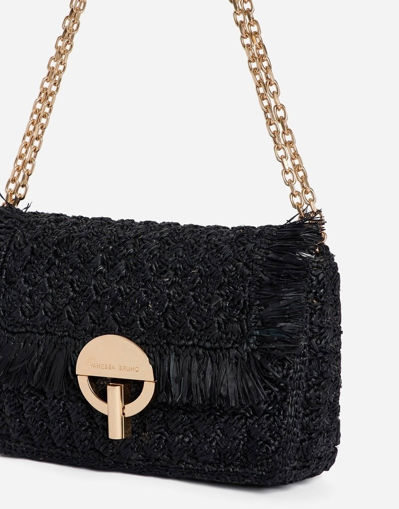 Vanessa Bruno Medium Raffia Moon Bag – Neilson Boutique