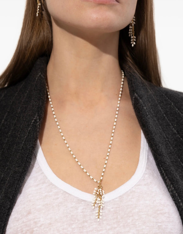 Isabel Marant Leaf Pendant Necklace