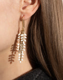 Isabel Marant Leaf Drop Earrings