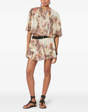 Isabel Marant Jocadia Ruffle  Beige Shorts