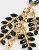 Isabel Marant Leaf Necklace Black