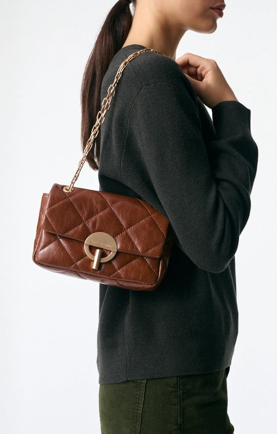 Vanessa Bruno Moon Bag Havane