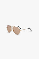 Victora Beckham Pilot Glasses Gold