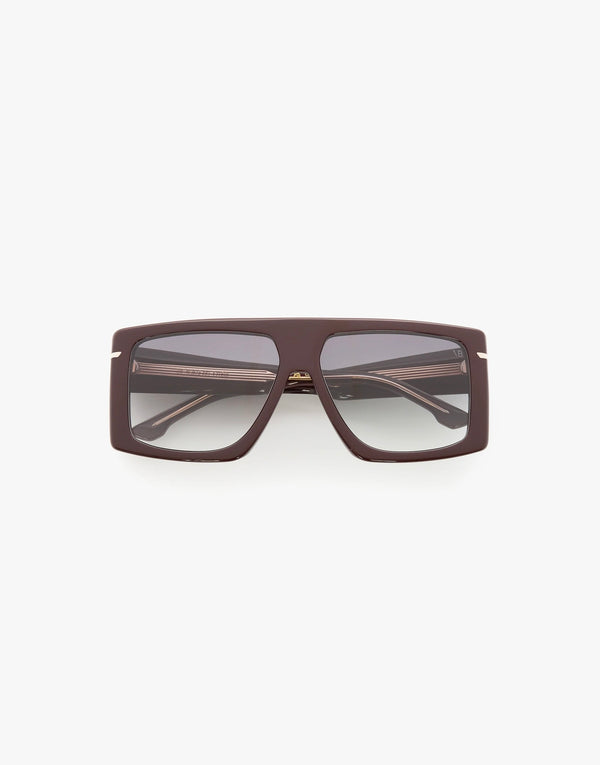Victoria Beckham Oversized Flat Top Frame  Burgundy
