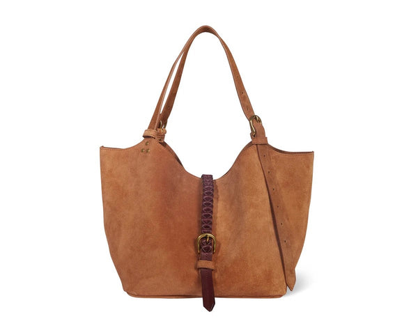 Jérôme Dreyfuss Joseph S Tote bag Caramel Split Suede