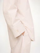 By Malene Birger Derris Shirt Dark Sand Stripe