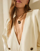 Talis Chains Flower Pendant - Tiger's Eye