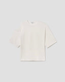 Agolde Cut Out T-Shirt White Ash