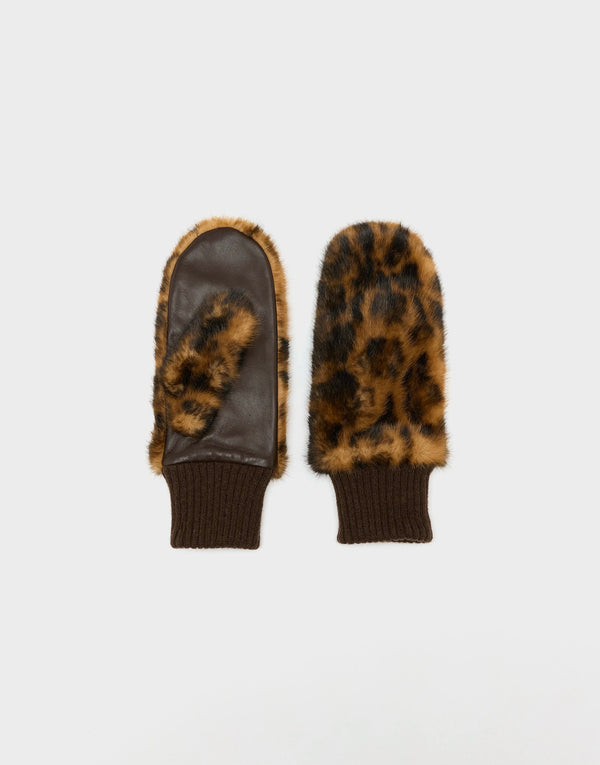 Bellerose Madina Faux Fur Mittens