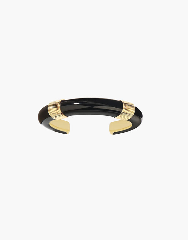 Aurelie Bidermann Katt Bangle Black