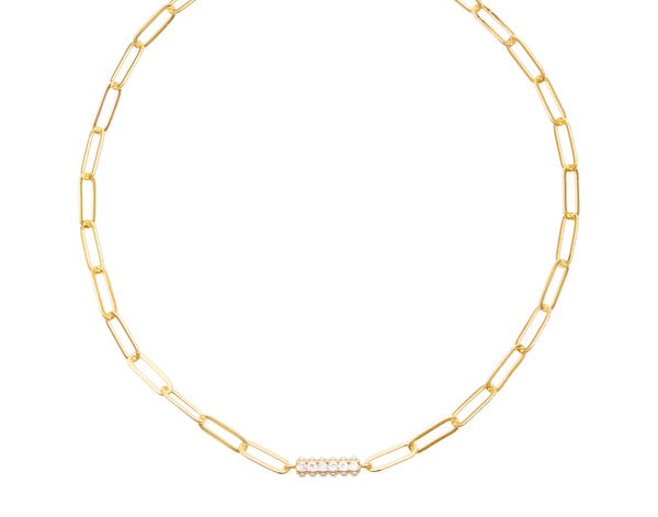 Talis Chains Paper Clip Choker