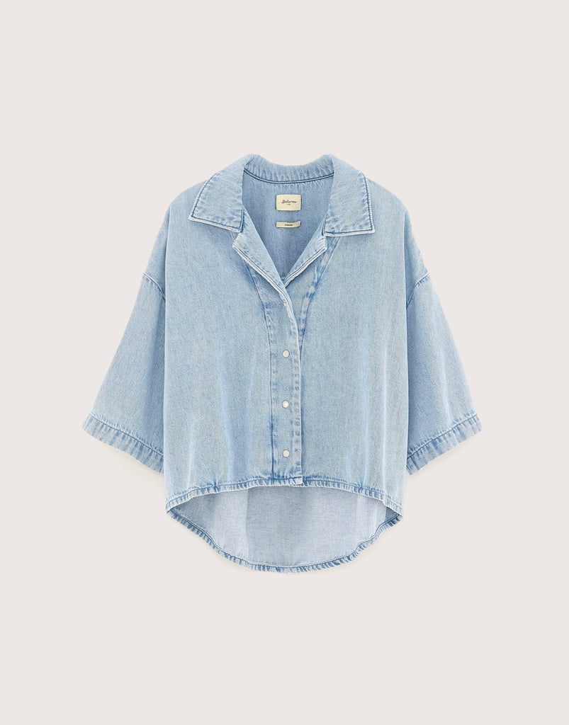 Bellerose Pool High Blue Denim Shirt