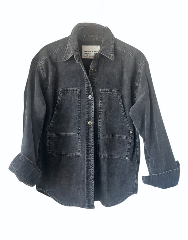 Isabel Marant Oriana Overshirt/Jacket Vintage  Black