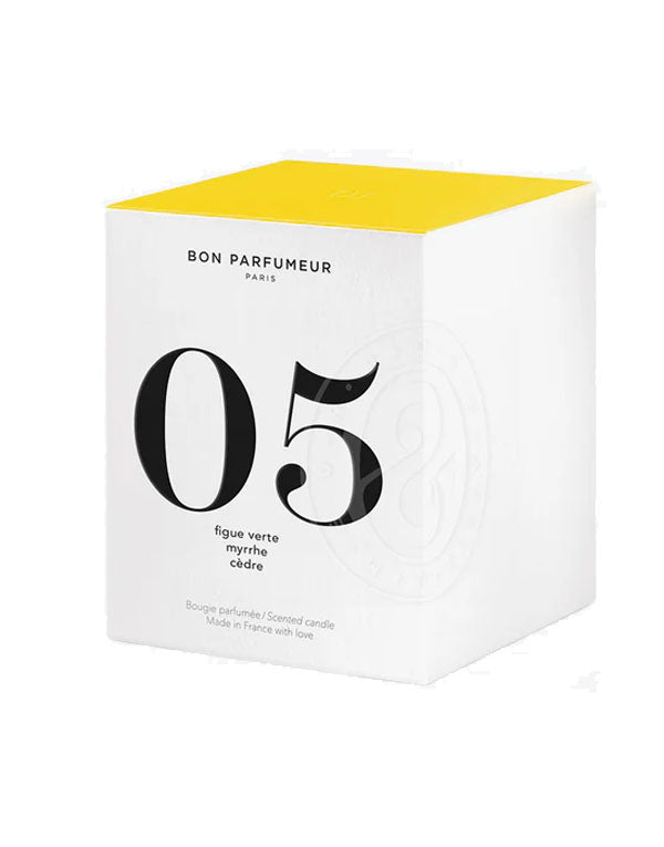 Bon Parfumeur Candle 05 Green Fig Myrrh Cedar